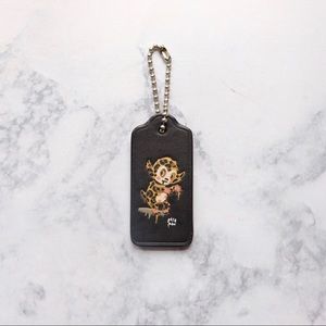 COACH X Baseman Buster Le Fauve Black Hang Tag